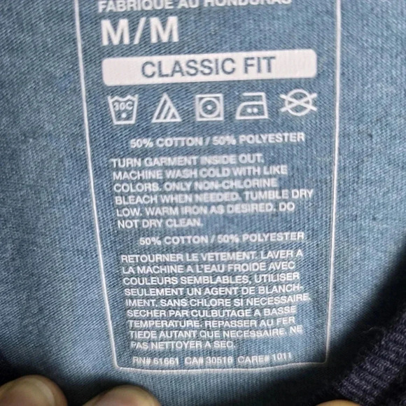 NWOT The North Face 3/4 Length Sleeve Two Tone Cotton Blend T-Shirt Size M - Picture 6 of 6